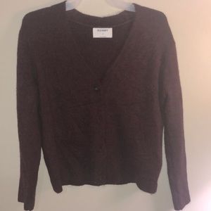 Old Navy Maroon Cardigan